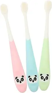 Beavorty 3pcs Kids Toothbrushes Soft Bristle Travel Toothbrushes Portable Random Color