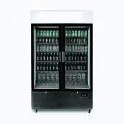 Bromic GM1100LB-NR Two Flat Glass Door Upright Display Fridge - 1082L