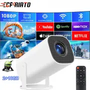 5G 4K Projector Smart HD WiFi Bluetooth HDMI USB Android 12 Office Home Theater