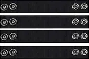 [STKARCV] 4Pcs Multipurpose Belt Buckle Heavy Duty Belt Keeper Portable Webbing Belt Equipment For Outdoor Sports