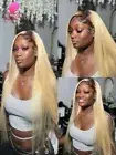 13x6 Lace Frontal Wig 1B 613 Ombre Blonde Full Lace Human Hair Wig Dark Roots