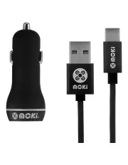 [Moki] Type-C USB Cable + Car Black