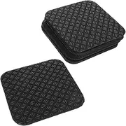 Anneome Gym Equipment Mats 6 Pack Treadmill Mat Pads Vibration Noise Reduction for Hard Floors