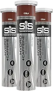 Science in Sport | SiS Go Hydro | Zero Sugar, 7 Calories | Effervescent Electrolyte Tablets for Improved Hydration, Recovery & Performance | Triple Pack (3 x 20 Tabs) | Cola + 75mg Caffeine