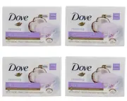 Dove Relaxing Soap Bar With Coconut Milk&Jasmine Petals Scent (4x90g) 16 Soaps