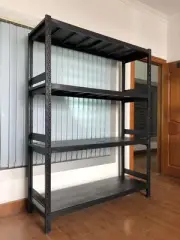 1.5m L x 2m H×0.5m D Heavy Duty Warehouse Garage Metal Storage Shelving Rack