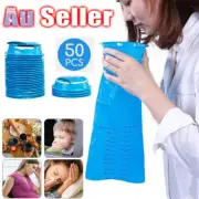 50X Disposable Vomit Bags Sickness Travel Plane Motion Car Bus Sea Sick Sealable