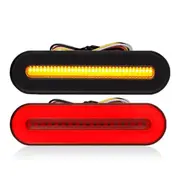 Trailer Lights 18 LED Stop Tail Lights Submersible Boat Truck Lamp Parts Kit - 2x