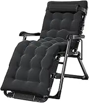 Zero Gravity Lounge Chair, Premium Folding Reclining Chair 15 Position Garden Zero Gravity Chair Adjustable for Beach Lawn Camping Pool Tanning Sun Sunbathing Cot Chair Lounge Chair (Color : B)