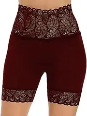 [N\P] NP Shorts Waist Boyshorts Pants Girls Weight Loss Wine Red