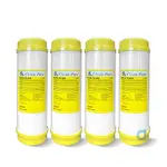 CLEAN PURE 10英吋標準型離子交換樹脂濾心(4支入) 台灣製造 SGS認證 抑制水垢 軟化水質