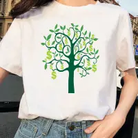 在飛比找蝦皮購物優惠-定制 Money Tree T-shirt 個性時尚搖錢樹印