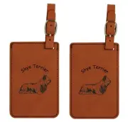 L3992 Skye Terrier Luggage Tags 2Pk