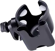Abaodam Stroller Cup Feeding Bottle Rack with Phone Stand Durable Material Fits Water Bottles for Trolleys The Go Parents