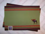 Moose Placemats Kay Dee Moose Embroidery Pattern