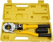 4pcs TH Hydraulic Crimping Tool, Cr40 steel Crimping Tool, Crimping Tool with Crimping Dies, TH 0.63, 0.79, 0.98, and 1.26 inches