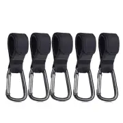 1-10Pcs Stroller Hooks Buckles Clip Aluminum Alloy Carabiner Cart Organizer Diap