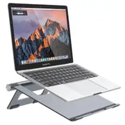 Nulaxy AS012 Laptop Stand - Grey, Foldable Adjustable Design, Compatible with 10"-16" Apple MacBook / Laptops [AS012 Grey]