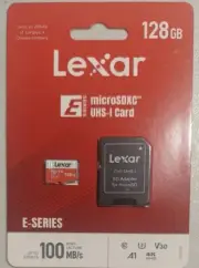 Lexar E-Series 64GB Micro SD Card , MicroSDXC Flash Memory Card