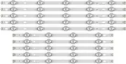 LED Backlight Strip Fit for LG AGF78401301 50LB551U-ZC 50LB563U 50LB585V 50LF5809 50LY320C 50LB5610-ZC LATWT501RXLZK.H2X