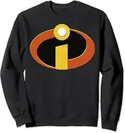 [Disney] Pixar The Incredibles Distressed Super Emblem Sweatshirt