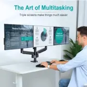 MOUNT PRO Triple Monitor Desk Mount