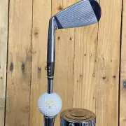 Golf Club Beer Tap Handle Jack Nicklaus 8 Iron Club & Golden Bear Golf Ball