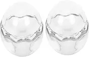 Didiseaon 2pcs Dessert Cups Baking Mousse Pudding Bottles Oven Safe for Home Use Safe and Tasteless for Cakes and Desserts