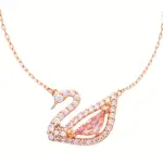 【SWAROVSKI 施華洛世奇】DAZZLING 天鵝項鍊(真 品 平 輸)