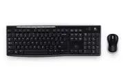 Logitech MK270R Wireless Keyboard and Mouse Combo 2.4GHz Wireless Compact Long Battery Life 8 Shortcut keys