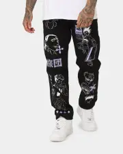 [GOAT CREW] Goat Crew X Hunter X Hunter Jeans Vintage Black - Size 30 30 Vintage Black