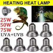 UVA+UVB 25W-75W Reptile Heat Basking Light Bulb Lamp UK For Tortoise Lizard BEST