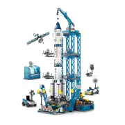 NNEOBA Space Manned Rocket Building Blocks with Astronaut Figure