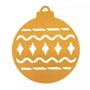 NWT (5) St. Nicholas Square Laser Cut Felt Christmas Ornament Placemats