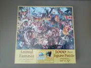 SUNSOUT INC - Animal Fantasia - 1000 pc Jigsaw Puzzle by Artist: June Payne Hart