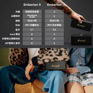 Marshall 馬歇爾 Emberton II 二代 可攜式 防塵防水 藍芽喇叭 奶油白 | My Ear 耳機專門店