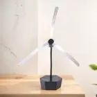 Food Spinning Fan Fly Fan for Tables USB Rechargeable Flexible Fly Repellent Fan