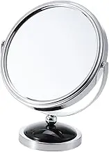 Magnifying Makeup Mirror 2X Magnification Regular Side Rotating 360° Large Size Rust-Proof Fadeless Non-Slip for Home