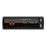Touch Car Bluetooth Speakerphone With Double U Disk & Colourful Lights - Standard + 8G Memory Card