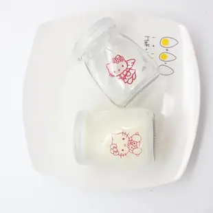 玻璃瓶有勺帶蓋密封慕斯烘焙模具有蓋卡通耐高溫雙皮奶酸奶布丁杯