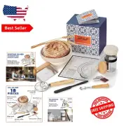 Artisan 8-Piece Sourdough Baking Kit with Proofing Basket & Accessories
