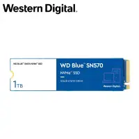 在飛比找Yahoo奇摩購物中心優惠-WD 藍標 SN570 1TB NVMe M.2 PCIe 