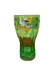 2014 Peanuts Snoopy 6" Green Cup Halloween / Trick Or Treat