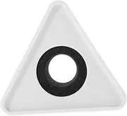 VICASKY Microphone Flag Cover - Custom Logo Microphone Flag for Desktop Stands - White Square Accessories for Reporters and Events for Branding and