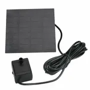 Solar Water Pond Pump Powered Panel Kit Outdoor Garden Pool Fountain Submersible