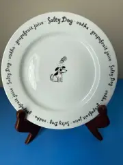New POTTERY BARN “BAR LINGO – Salty Dog 8 INCH COCKTAIL PLATE Never Been Used