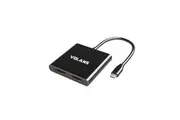 Volans USB-C to Dual HDMI 2.0 Aluminium Adapter [VL-UC2H]