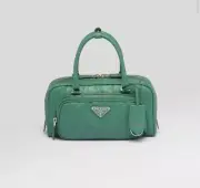 Prada Multipocket Shoulder Bag Antique Nappa Green Salvia 1BB099