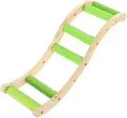 ibasenice Parrot Climbing Ladder Bird Cage Accessory Wooden Ladder Toy for Parrot Bird Perch