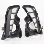 LED DRL Daytime Running Light Fog Turn Lights For Toyota Highlander 2018 2019 (for: Toyota)